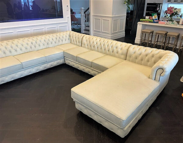PREMIER L SHAPE + CHAISE - Classic Chesterfield