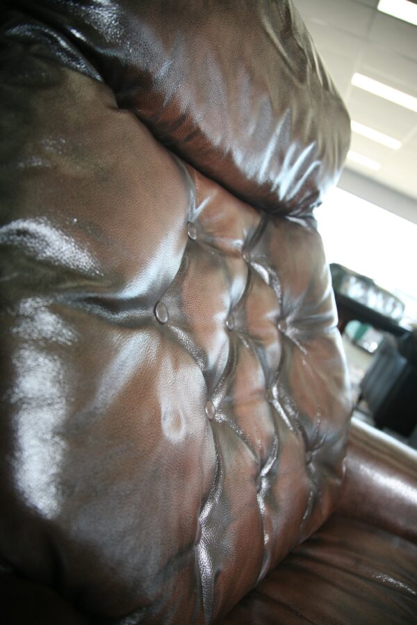 Mourad Chair & Ottoman - Classic Chesterfield