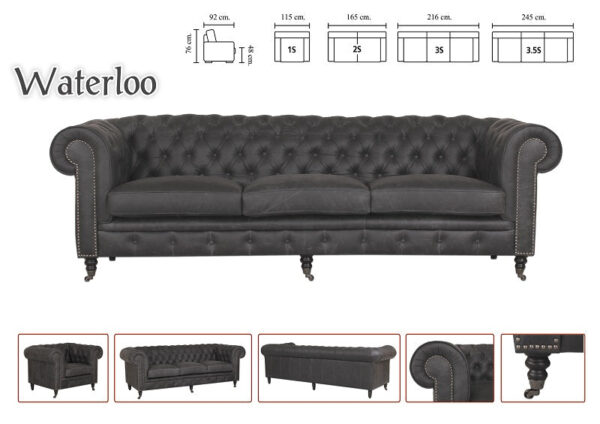 WATERLOO  CHESTERFIELD - Classic Chesterfield