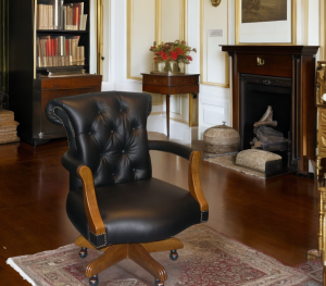 Chesterfield Leather Office Chair – Chesterfield Furniture Factory